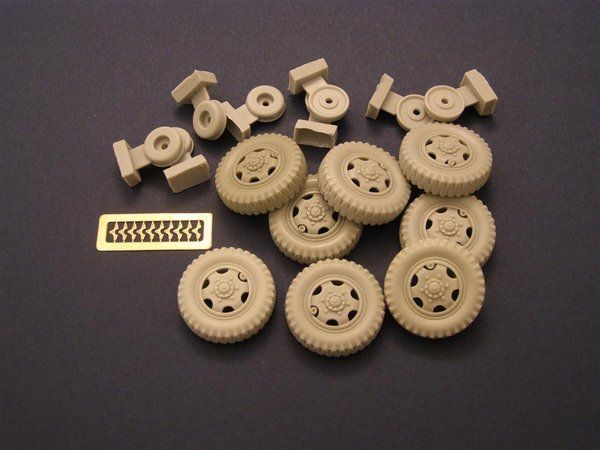 1:35 Sd.Kfz 231/232 8 Rad Road Wheels