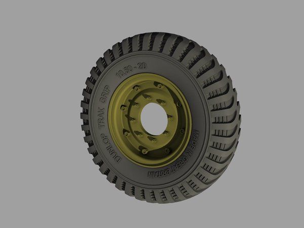 1:35 Humber Mk IV AC Road Wheels (Dunlop)