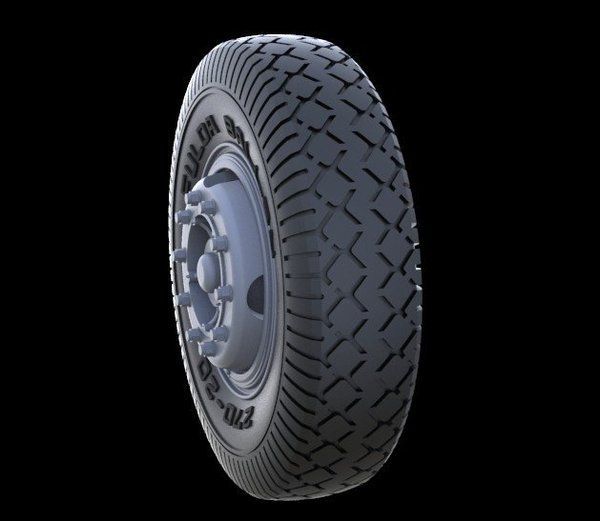 1:35 Road Wheels for Bussing-Nag 4500 (Early Pattern)