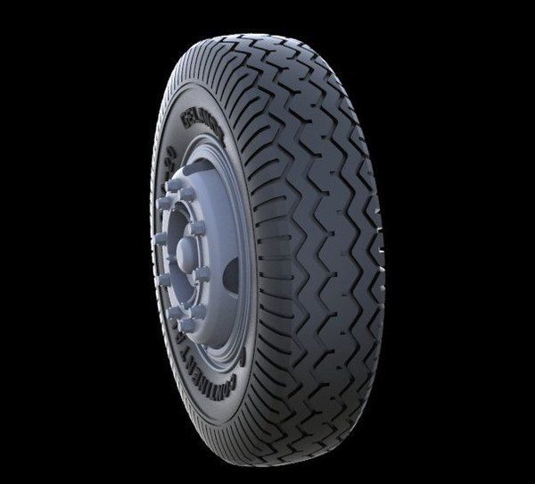 1:35 Road Wheels for Bussing-Nag 4500 (Late Pattern)