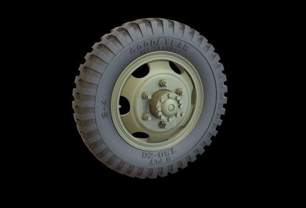 1:35 GMC Road Wheels set (Goodyear)
