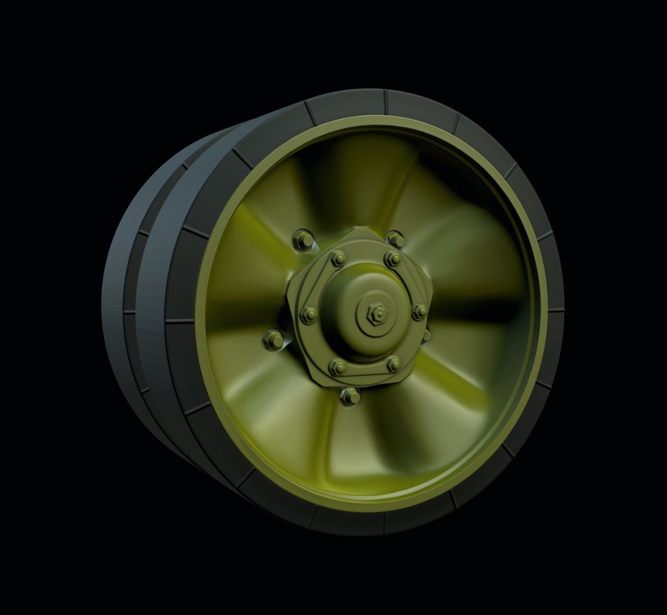 1:35 Road wheels for 2S3 “Akatsija”