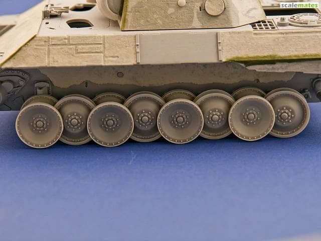 1:35 Burn out wheels for Panther Tank