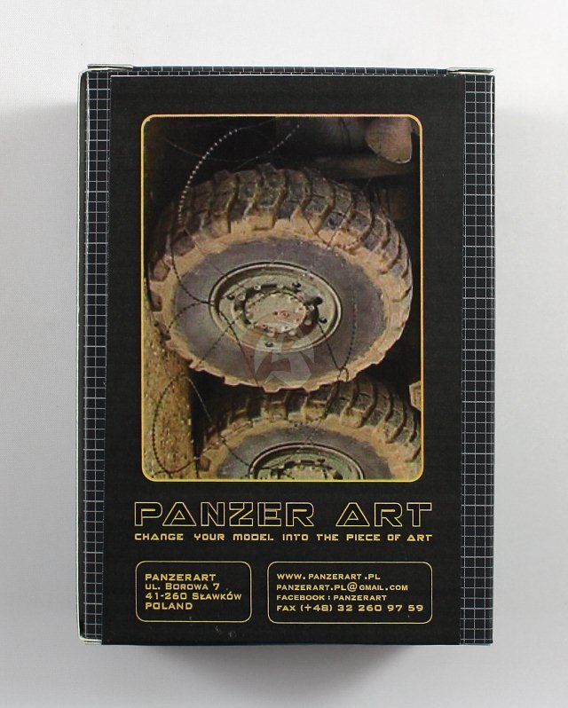 1:35 SpPz 2 Luchs road wheels (Michelin X pattern)