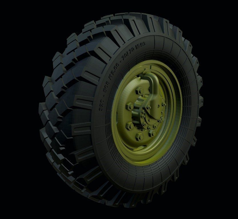 1:35 ZiL-131 Road wheels