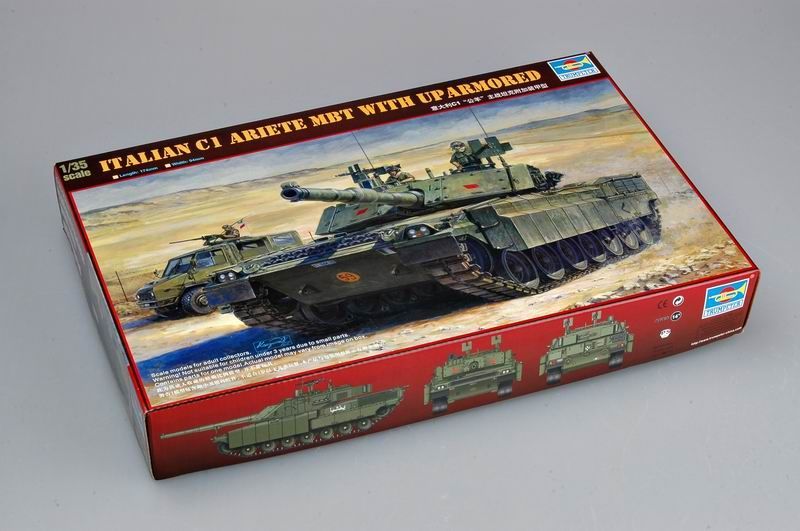 1:35 Italian C1 Ariete MBT with uparmored