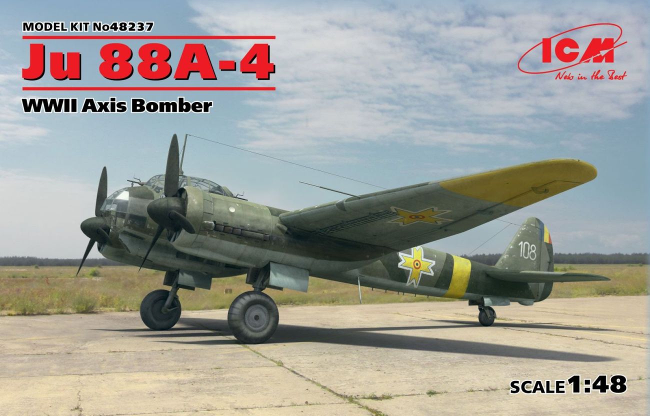 1:48 Ju 88A-4, WWII Axis Bomber