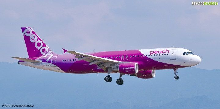 1:200 Airbus A320 Peach