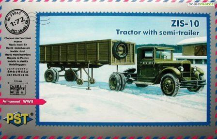 1:72 ZiS-10 Tractor with semi-trailer