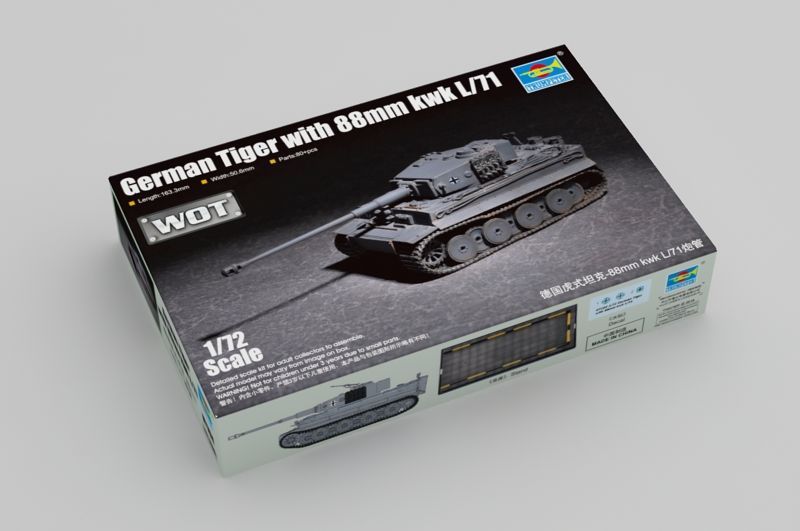 1:72 German Tiger with 88mm kwk L/71