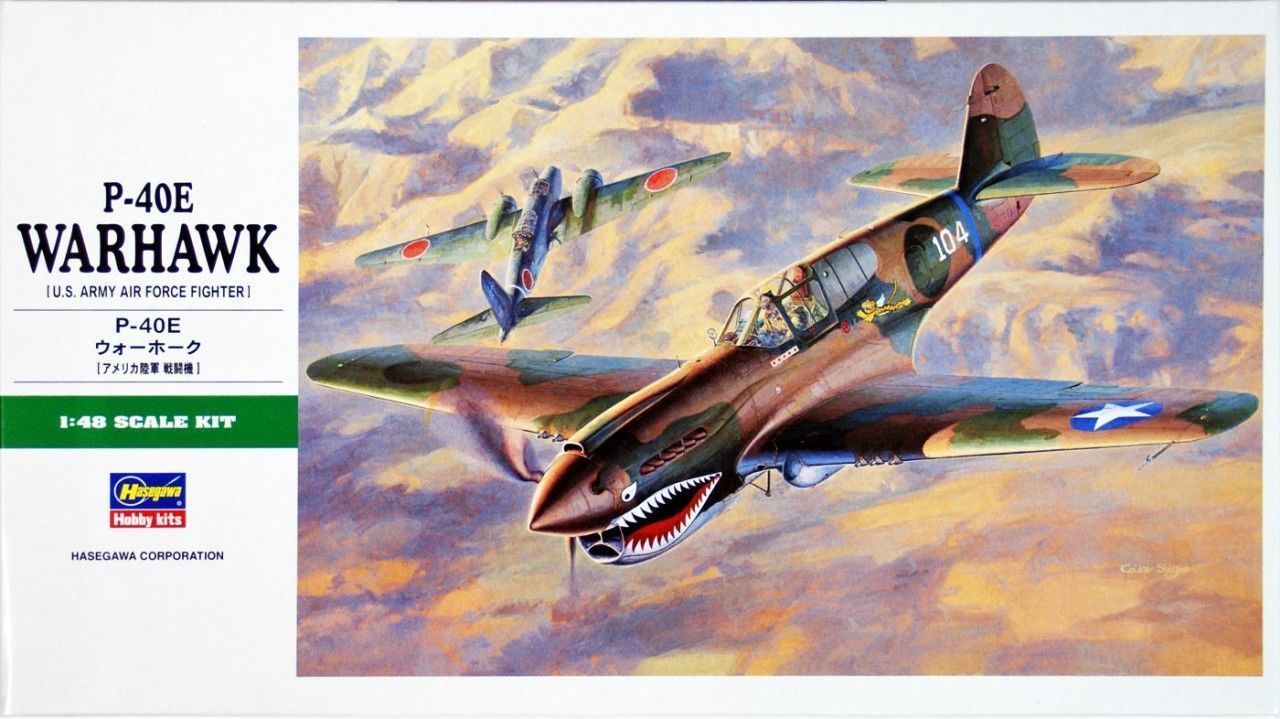 1:48 P-40E Warhawk (U.S. Army Air Force Fighter)