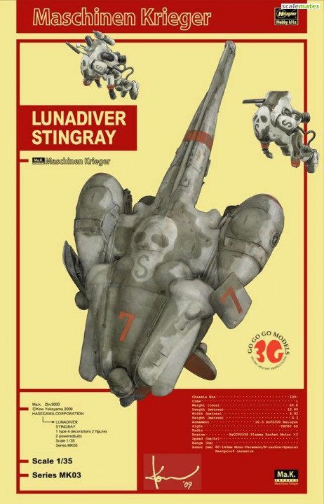 1:35 Lunadiver Stingray