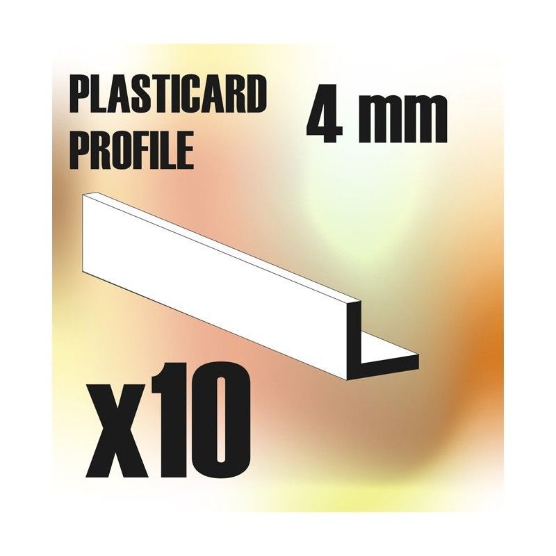 ABS Plasticard - Profile ANGLE-L 4mm