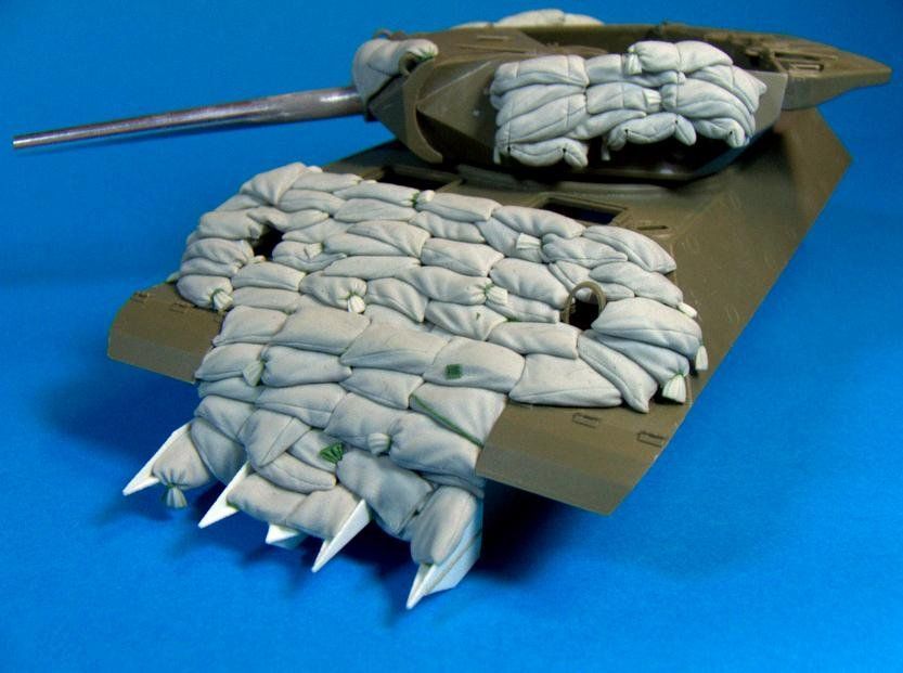 1:35 Heavy Sand Armor for M10 Wolverine Tank Destroyer