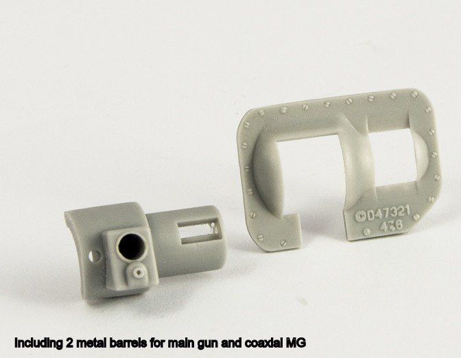 1:35 Mantlet with gun barrels for M3 Lee/Grant Tanks