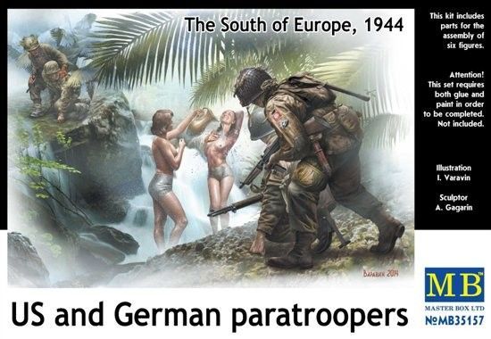 1:35 US and German paratroopers
