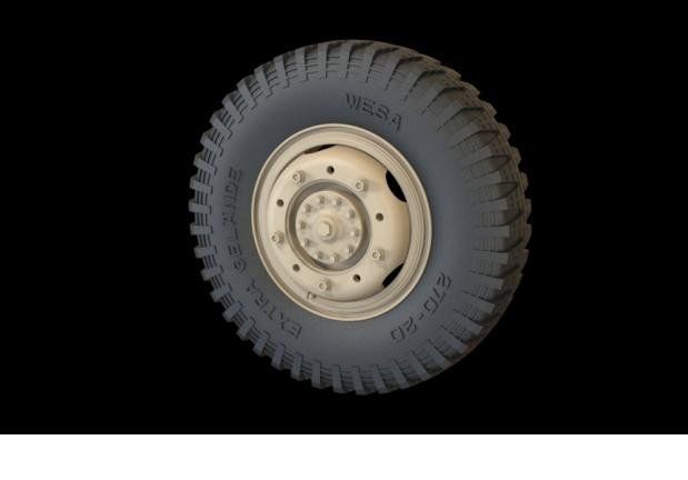 1:35 Road wheels Sd.Kfz 234 (Gelande)