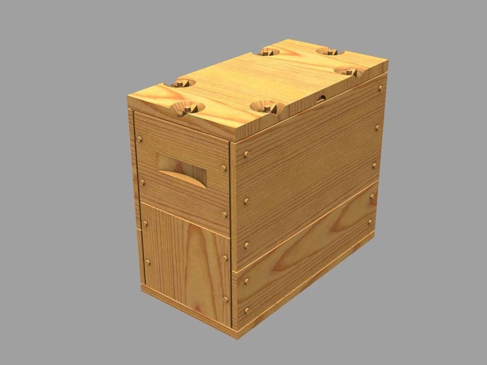 1:35 US Ammo boxes 0.303 (wooden)