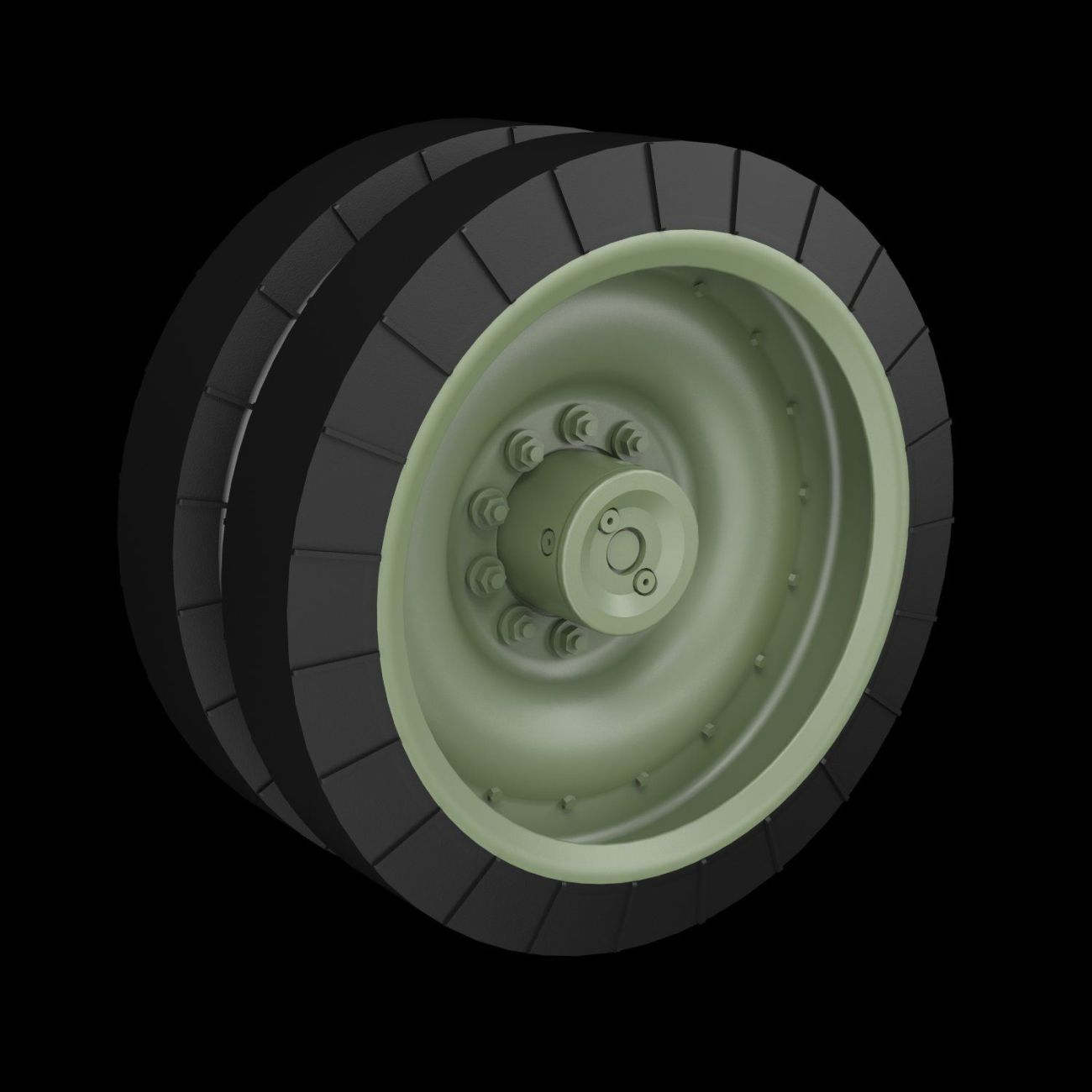 1:35 Svedish CV90 Road wheels