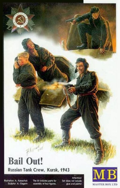 1:35 Russian Tank Crew Kursk 1943