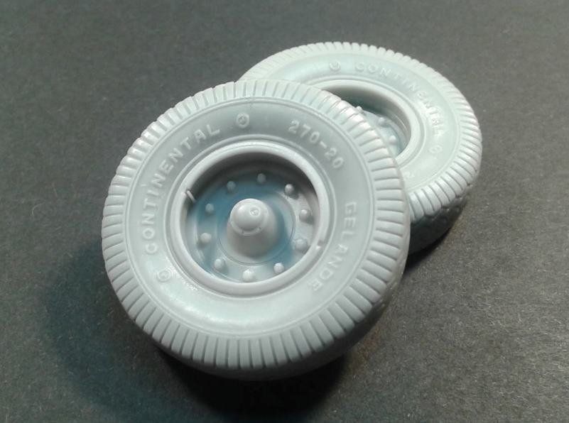 1:35 Sd.Kfz 9 Front Road Wheels (Continental No. 1)