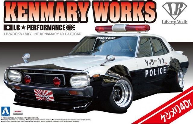 1:24 Kenmary Works Skyline Ken&Mary 4D Patrol Car