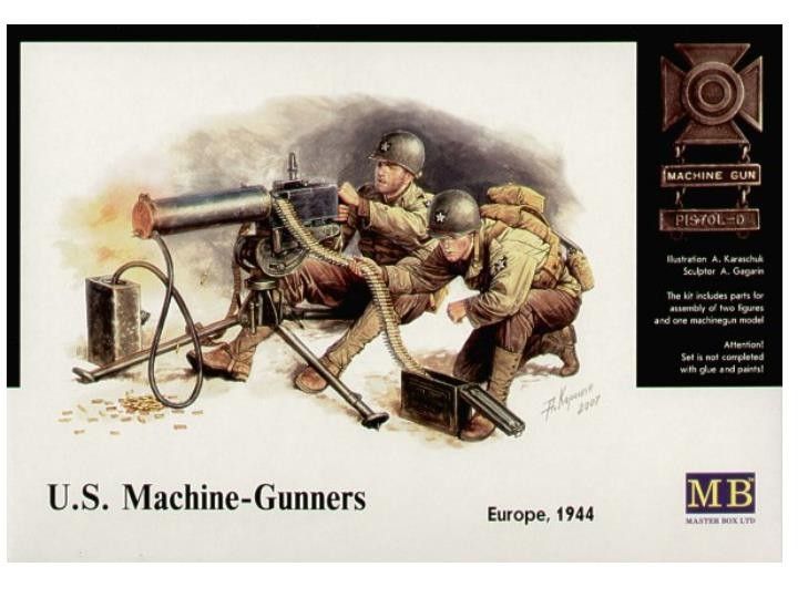 1:35 U.S Machine gunners