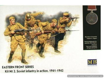 1:35 Eastern Front Series Soviet infantry in action