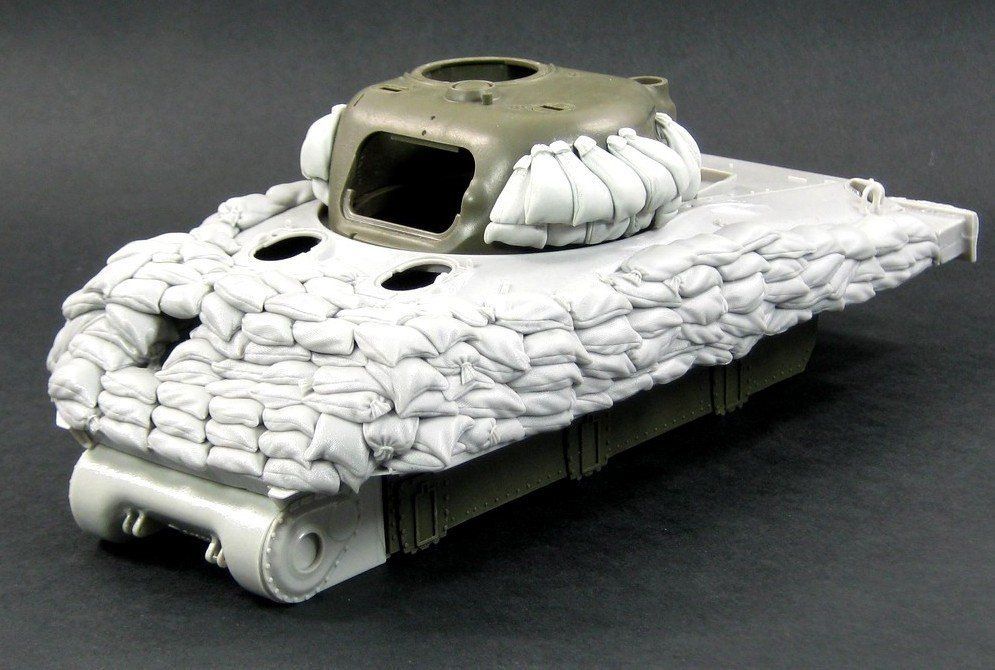 1:35 M4A1 Tank (Early hull) Heavy Sand armor