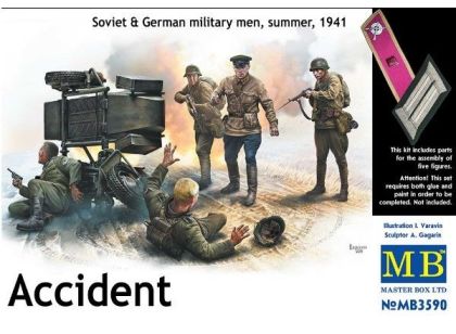 1:35 Accident Soviet and German military men