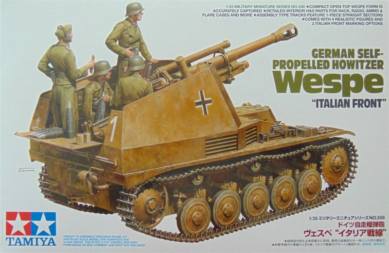 1:35 Self-Propelled Howitzer Wespe Italian Front