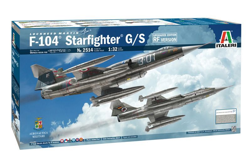 1:32 F-104 STARFIGHTER G/S - Upgraded Edition RF version