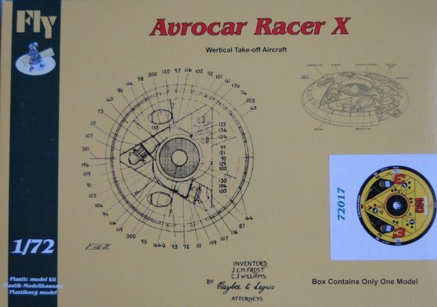1:72 Avrocar Racer X DM