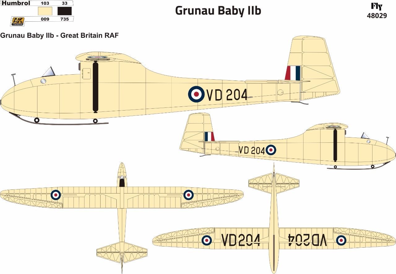 1:48 Grunau Baby IIb RAF