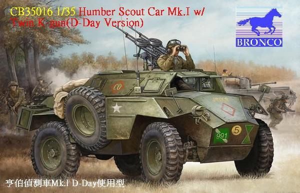 1:35 Humber Scout Car Mk.I w/Twins K-Gun (D-Day Version)