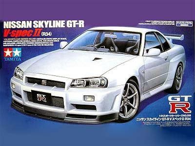 1:24 R34 Nissan Skyline GT-R V-Spec II