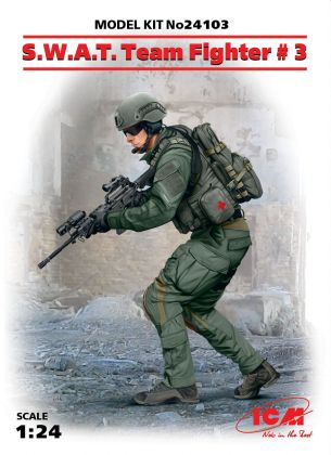 1:24 S.W.A.T. Team Fighter No3