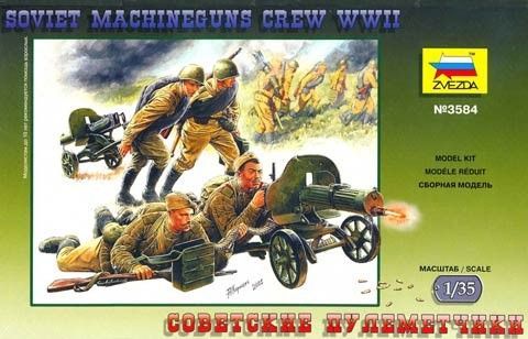 1:35 Soviet Machineguns crew