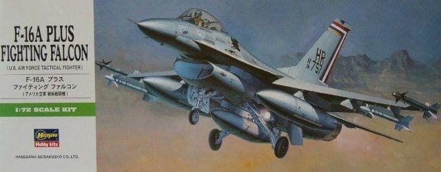 1:72 F-16A PLUS FIGHTING FALCON U.S. AIR FORCE TACTICAL FIGHTER