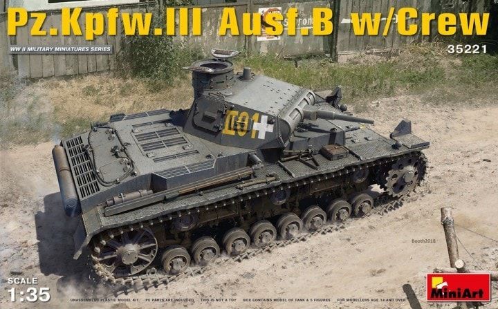 1:35 Pz. Kpfw. III Ausf. B w/Crew Special Edition