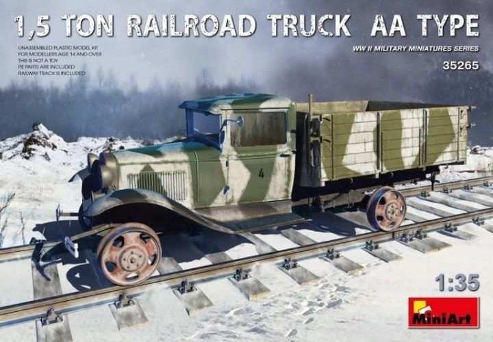 1:35 Gaz-AA 1,5 Ton Railroad Truck