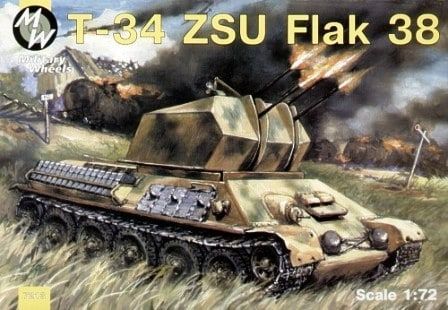 1:72 T-34 ZSU Flak 38