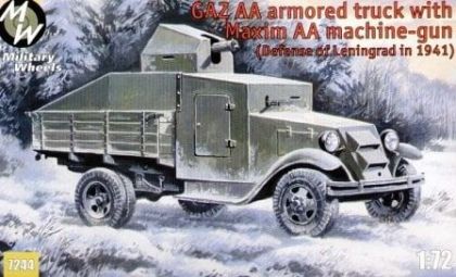 1:72 GAZ-AA armored truck with Maxim AA machine-gun (Defense of Leningrad in 1941)