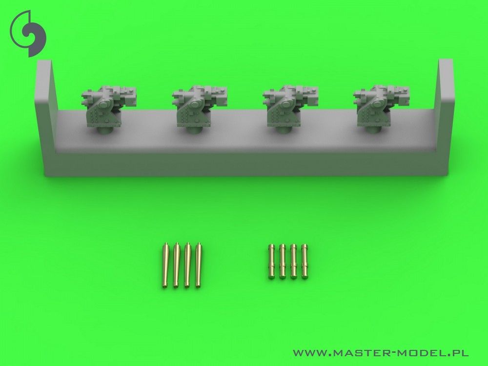 1:350 French training gun 90mm Model 1935 - used on Richelieu and Dunkerque class