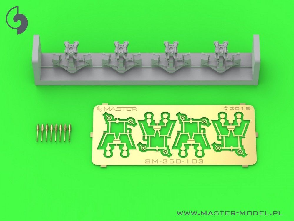 1:350 French Twin Mount 37mm/50 (1.46in) Model 1933