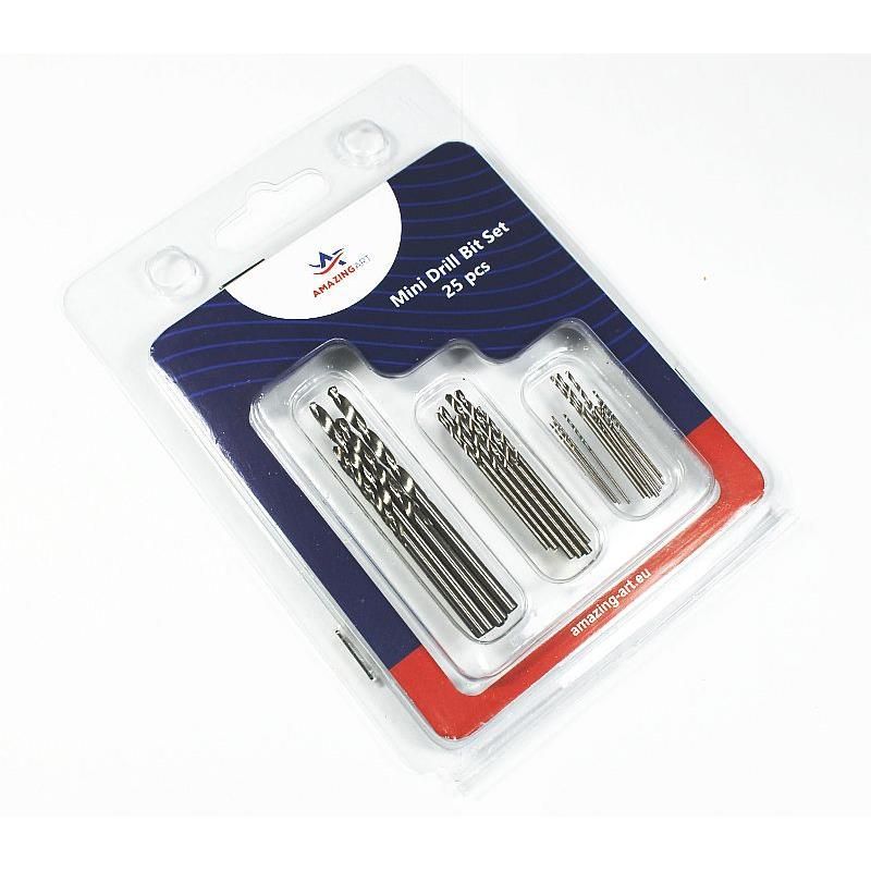 Mini Drill Bit Set (25pcs) 0,5 - 3mm