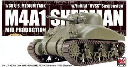 1:35 U.S. M4A1 Sherman MID with Initial VVSS