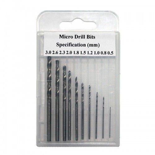 Drill bit set 0.5mm-3.0 mm
