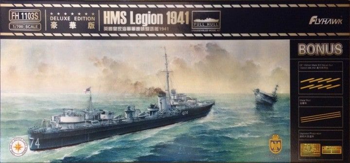 1:700 HMS Legion 1941 Deluxe Edition
