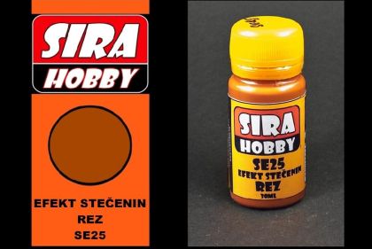 Efekt stečenin - rez (streaking effect - rust)